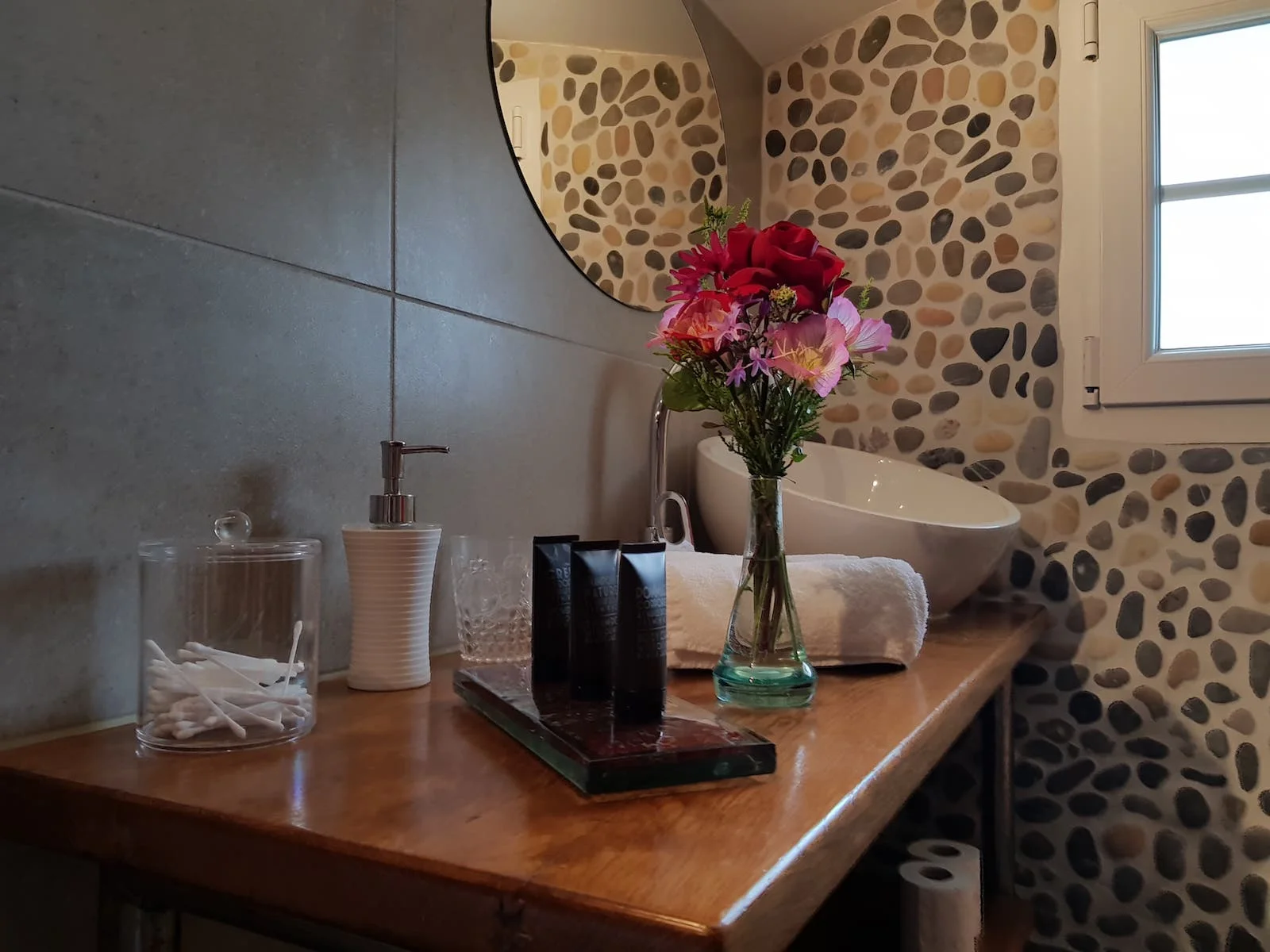 Un aperçu de la chambre Marron glacé
