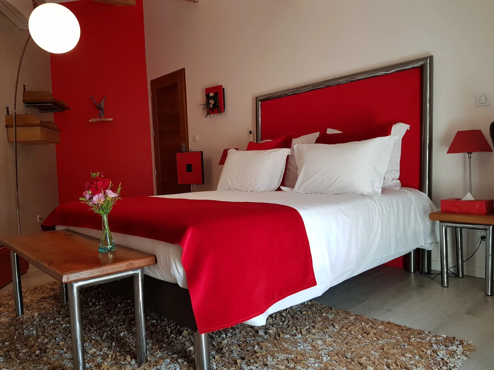 La chambre Tarte aux fraises au Mas de France
